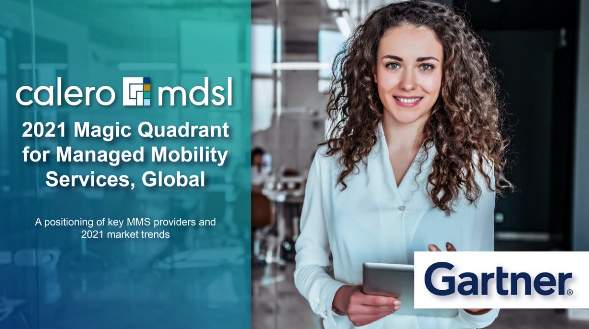 2021 Gartner Magic Quadrant for Managed Mobility Services Global Report Visionary